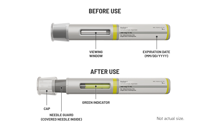 Dosing and Administration | Autoinjector | XOLAIR® (omalizumab)
